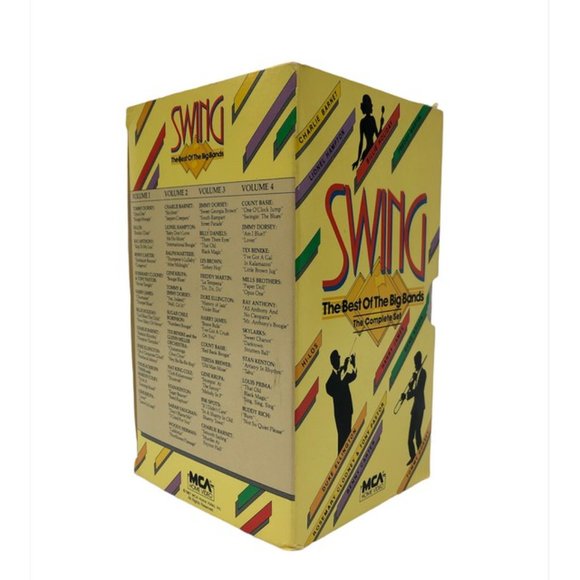 Swing: The Best of the Big Bands (VHS, 1987) 4 Tape Box Set w/original pamphlets - Picture 2 of 10